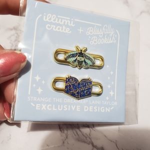 Strange the Dreamer, Enamel shoe lace detailing, Illumicrate, Blissfully bookish